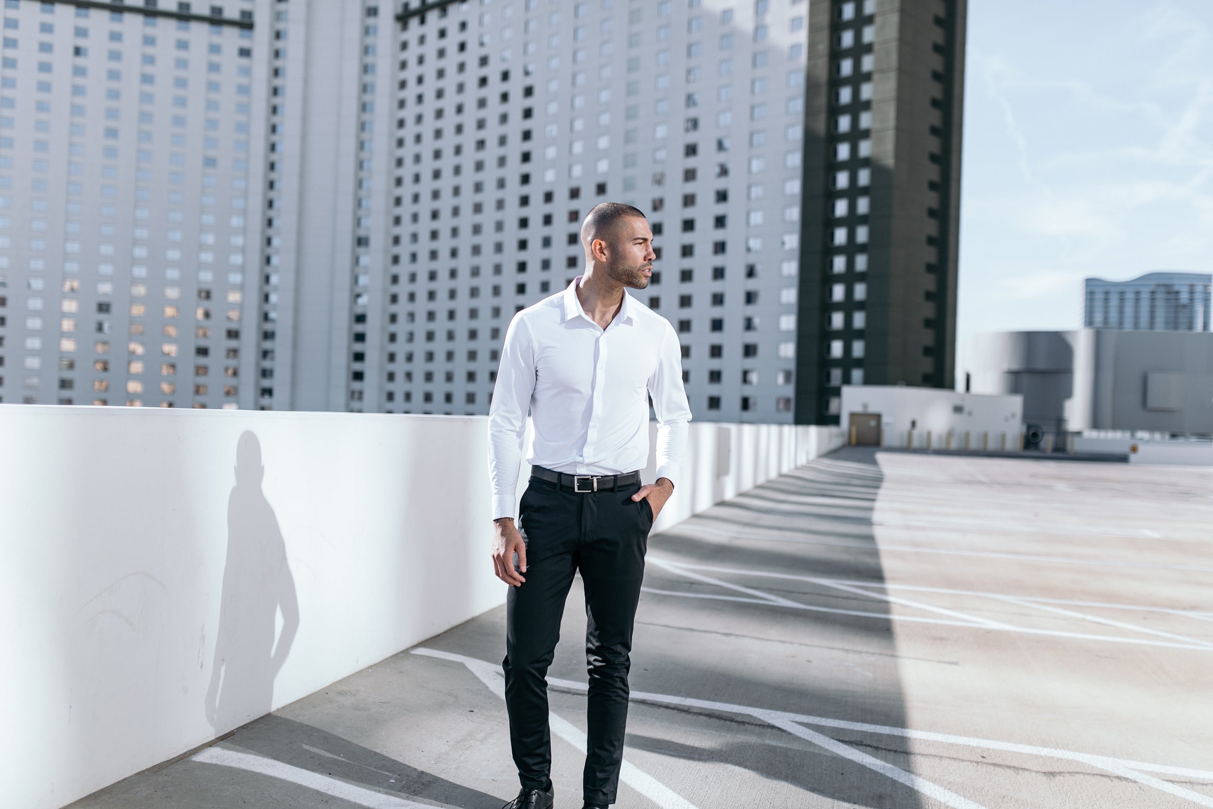 why we made the Motive Dress Shirt Stripe