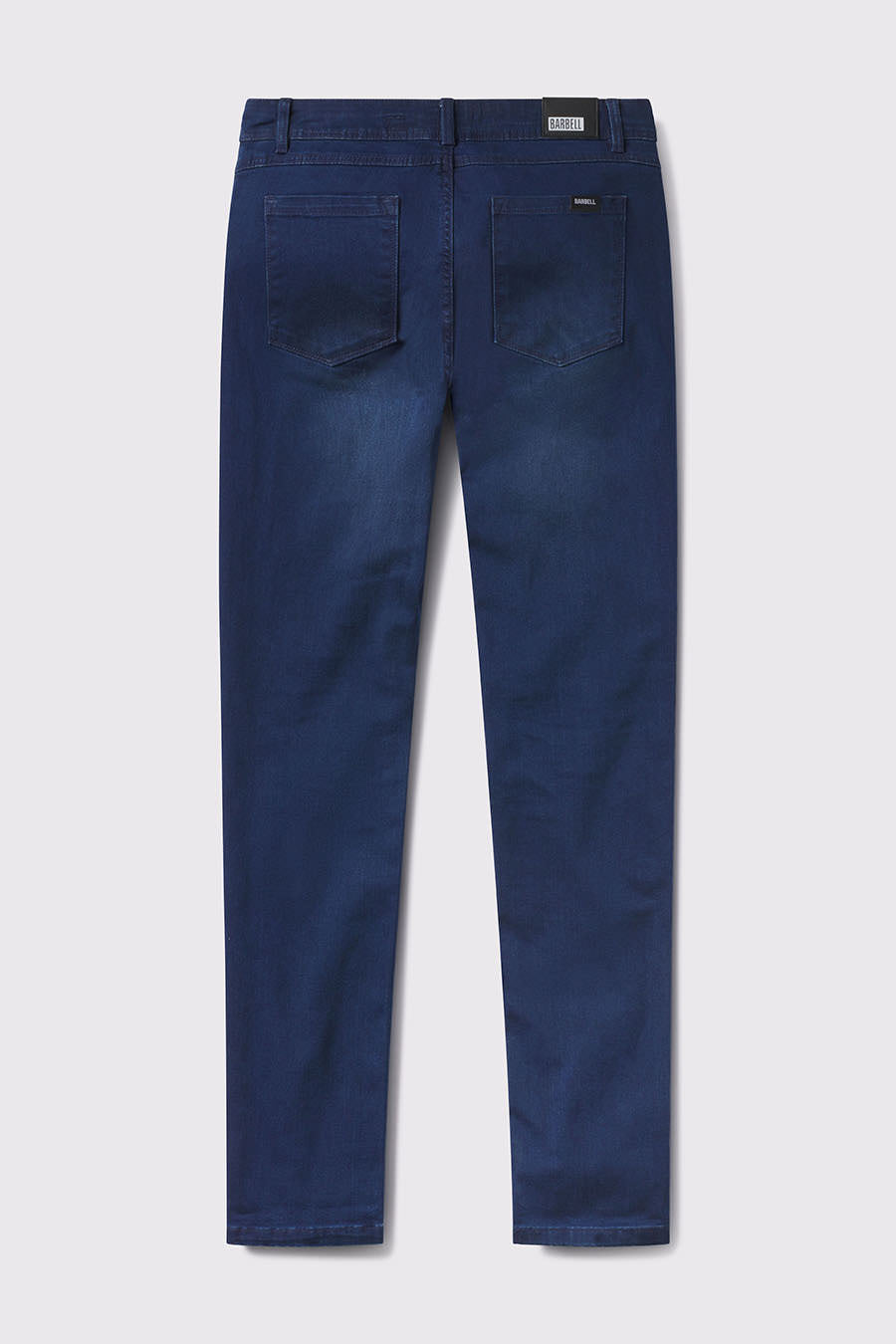 Straight Athletic Fit Jeans 2.0 - Medium Distressed - photo from back flat lay #color_medium-distressed