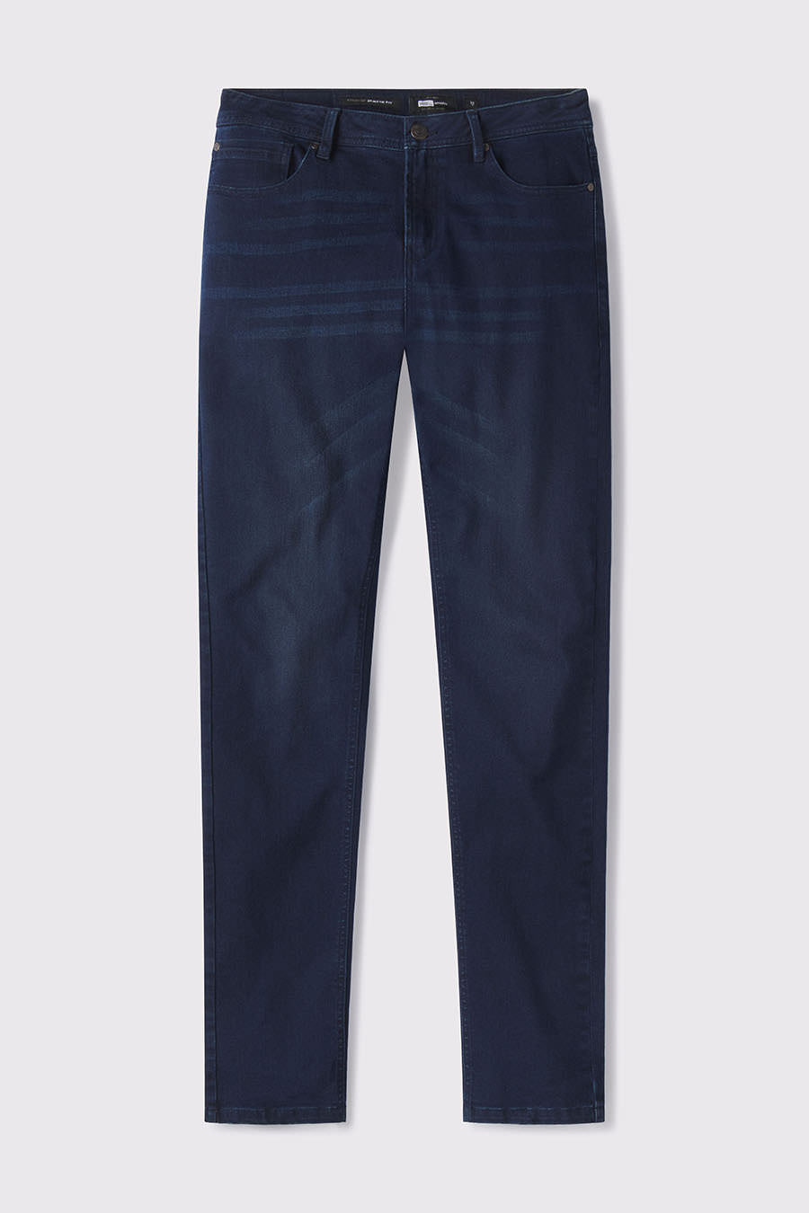 Straight Athletic Fit Jeans 2.0 - Dark Distressed - photo from front flat lay #color_dark-distressed