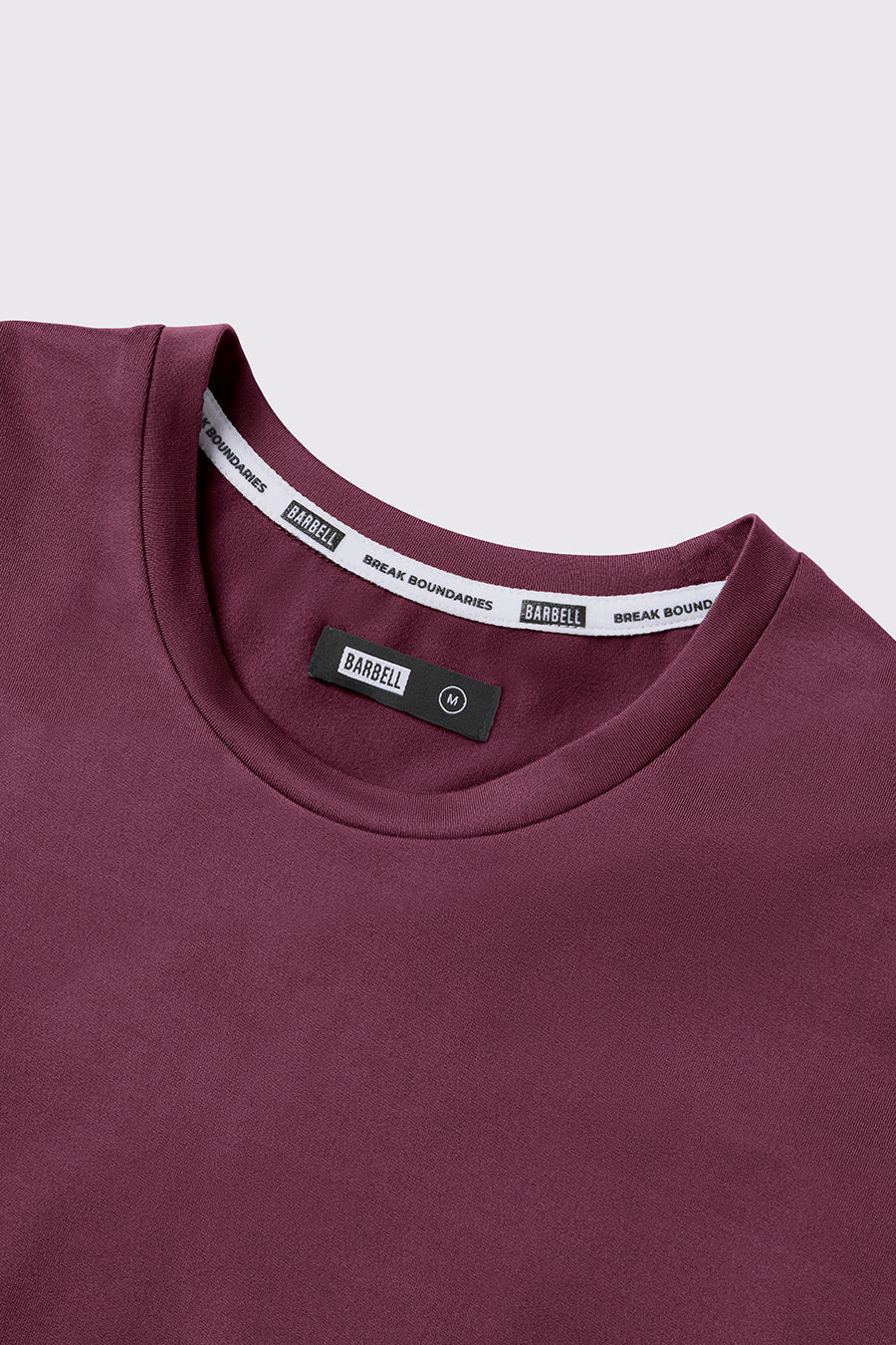 True Strength Fitted Drop Hem - Currant - photo from collar detail #color_currant