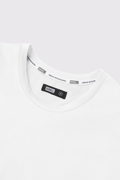 Sklar Fitted Drop Hem - White - photo from collar detail #color_white