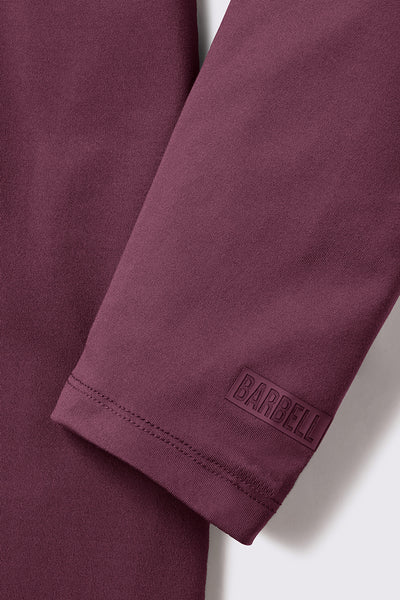 Havok Long Sleeve - Currant - photo from cuff detail #color_currant