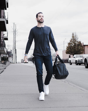 Barbell Lifestyle Mens Jeans and Henley