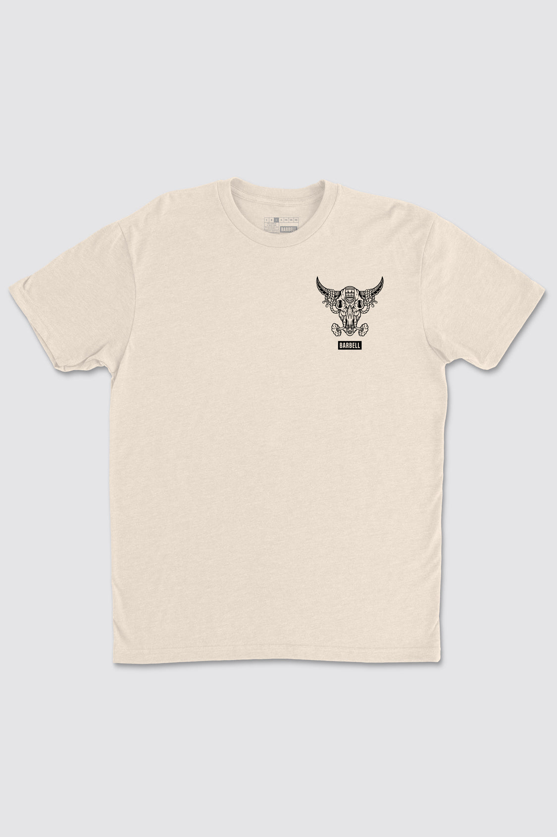 Longhorn Tee-Cream - photo from front #color_cream