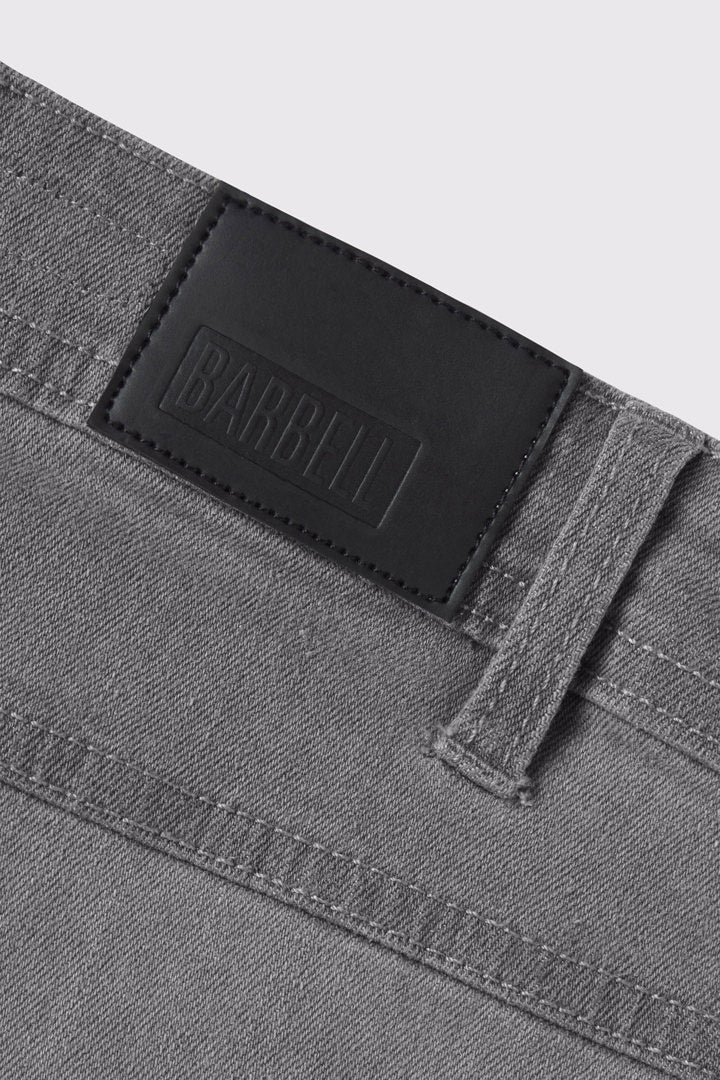 Mens Relaxed Athletic Fit Jeans 2.0 -Cement - photo from patch detail #color_cement