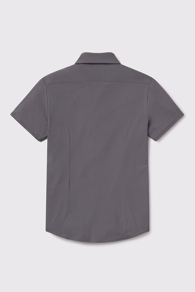 Motive Dress Shirt - Gray - photo from back flat lay #color_gray