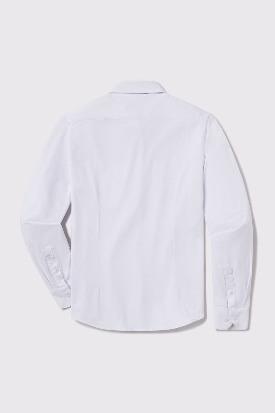 Motive Dress Shirt - White - photo from back flat lay #color_white