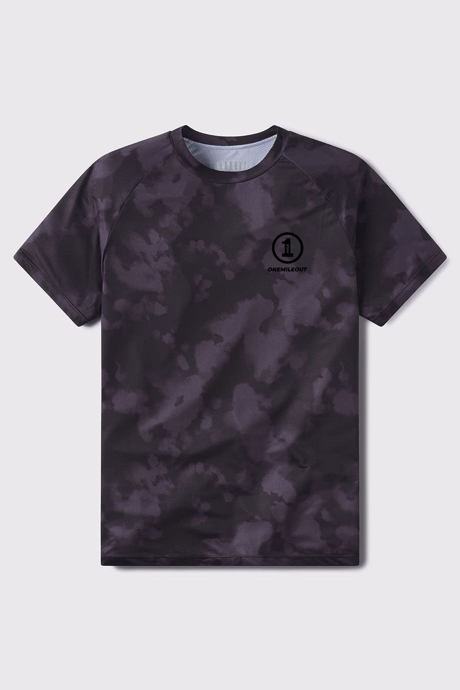 One Mile Out Ultralight Tech Tee - Storm - photo from front flat lay #color_storm
