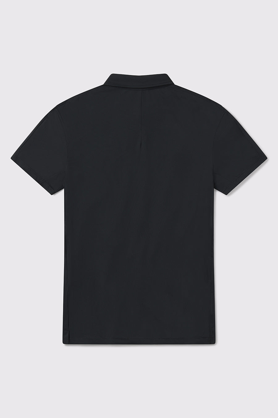 Ultralight Polo -Black - photo from back flat lay #color_black
