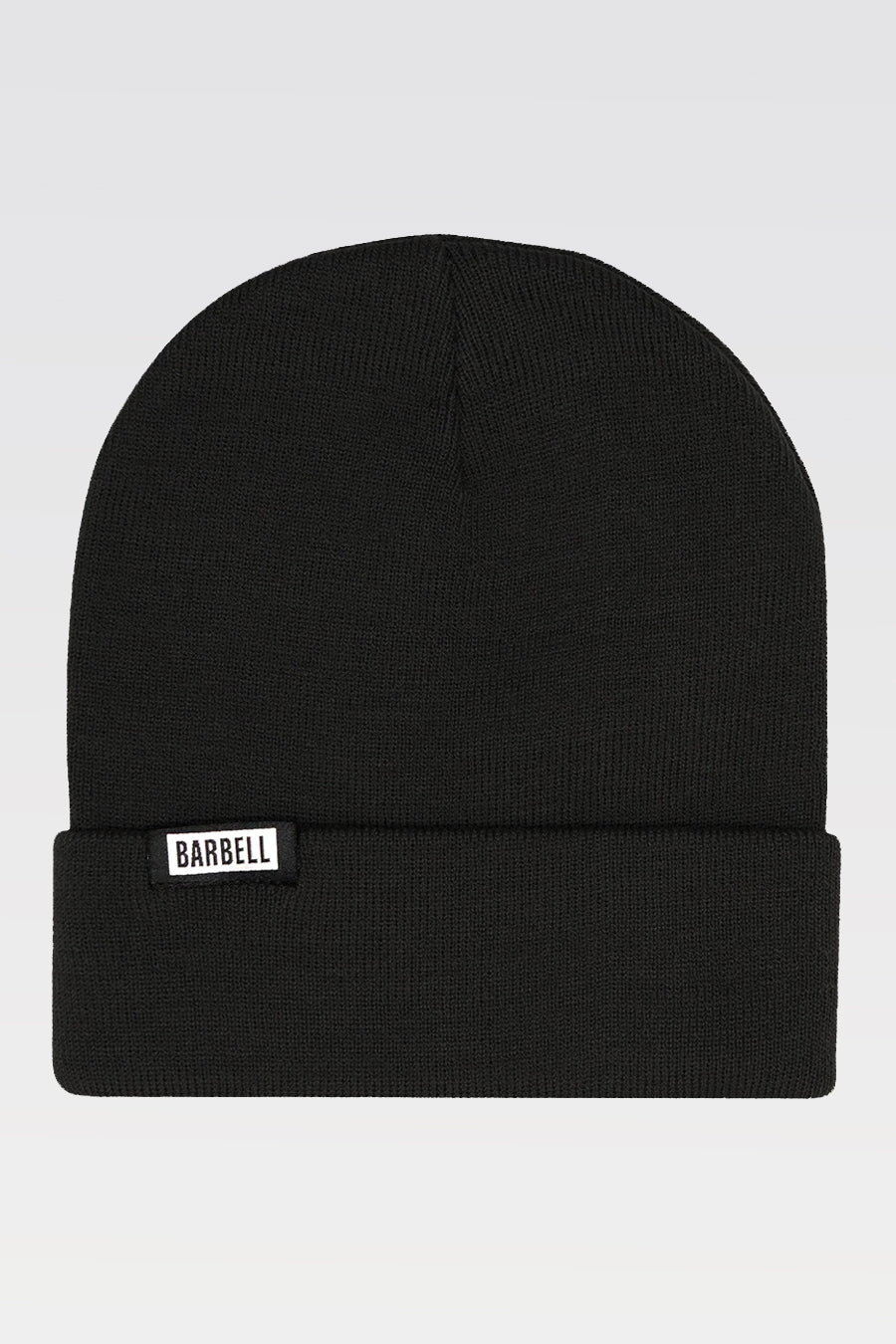 Barbell Beanie - Black - photo from front #color_black