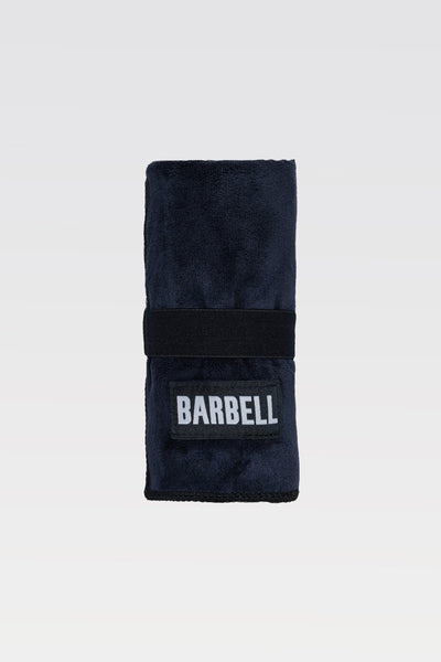 Barbell Gym Towel - Black - photo from back #color_black