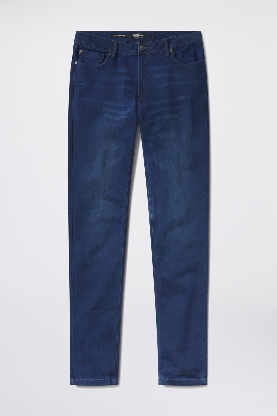 Straight Athletic Fit Jeans 2.0 - Medium Distressed - photo from front flat lay #color_medium-distressed