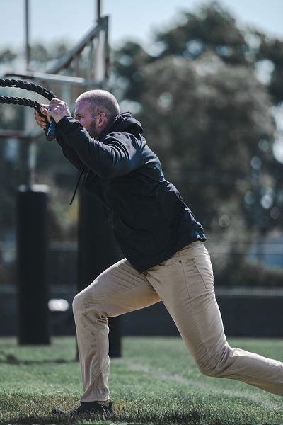 Athletic Fit Chino Pant 2.0 - Khaki - photo from lifestyle #color_khaki