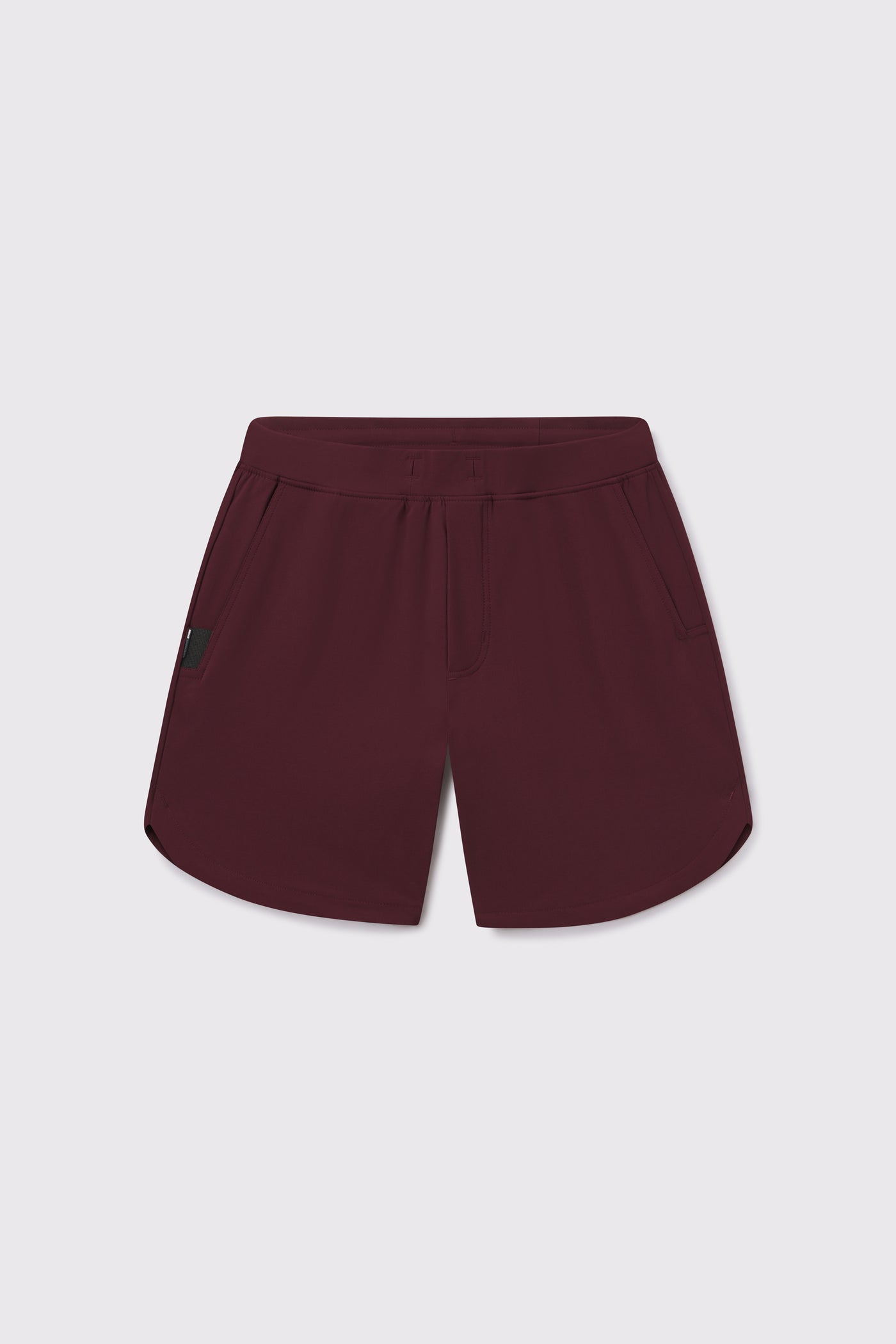 Adapt Short - Oxblood - photo from front flat lay 7 inch #color_oxblood