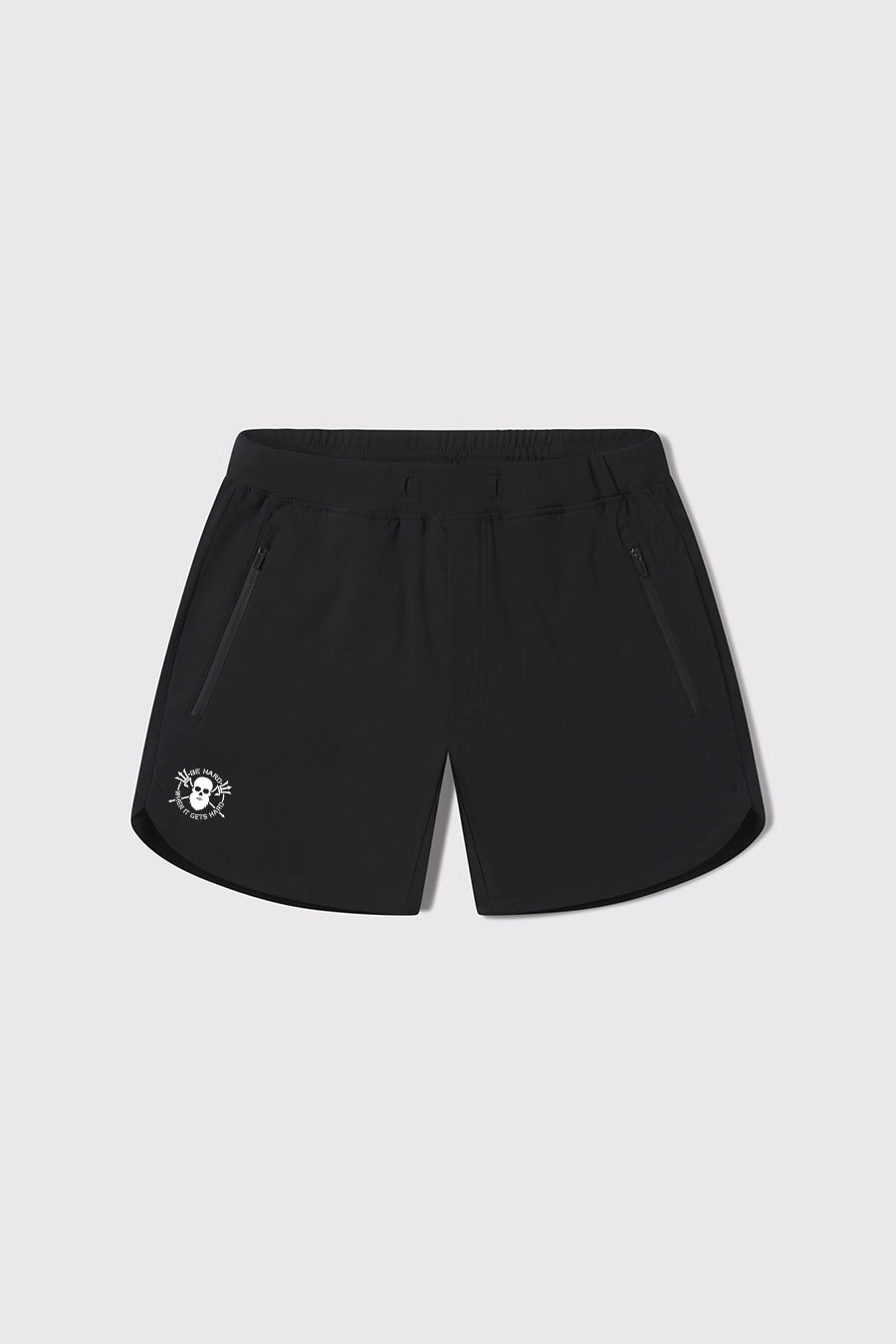 Adapt Short - Black - photo from front flat lay #color_black