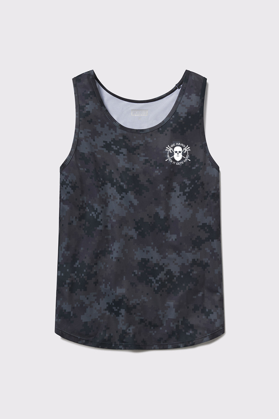 Be Hard Ultralight Phantom Tank - Blackout - photo from front flat lay #color_blackout