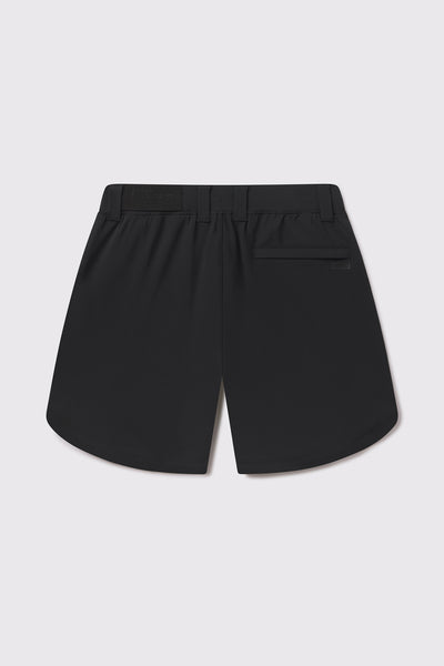 Adapt Short - Black - photo from back flat lay 7 inch #color_black