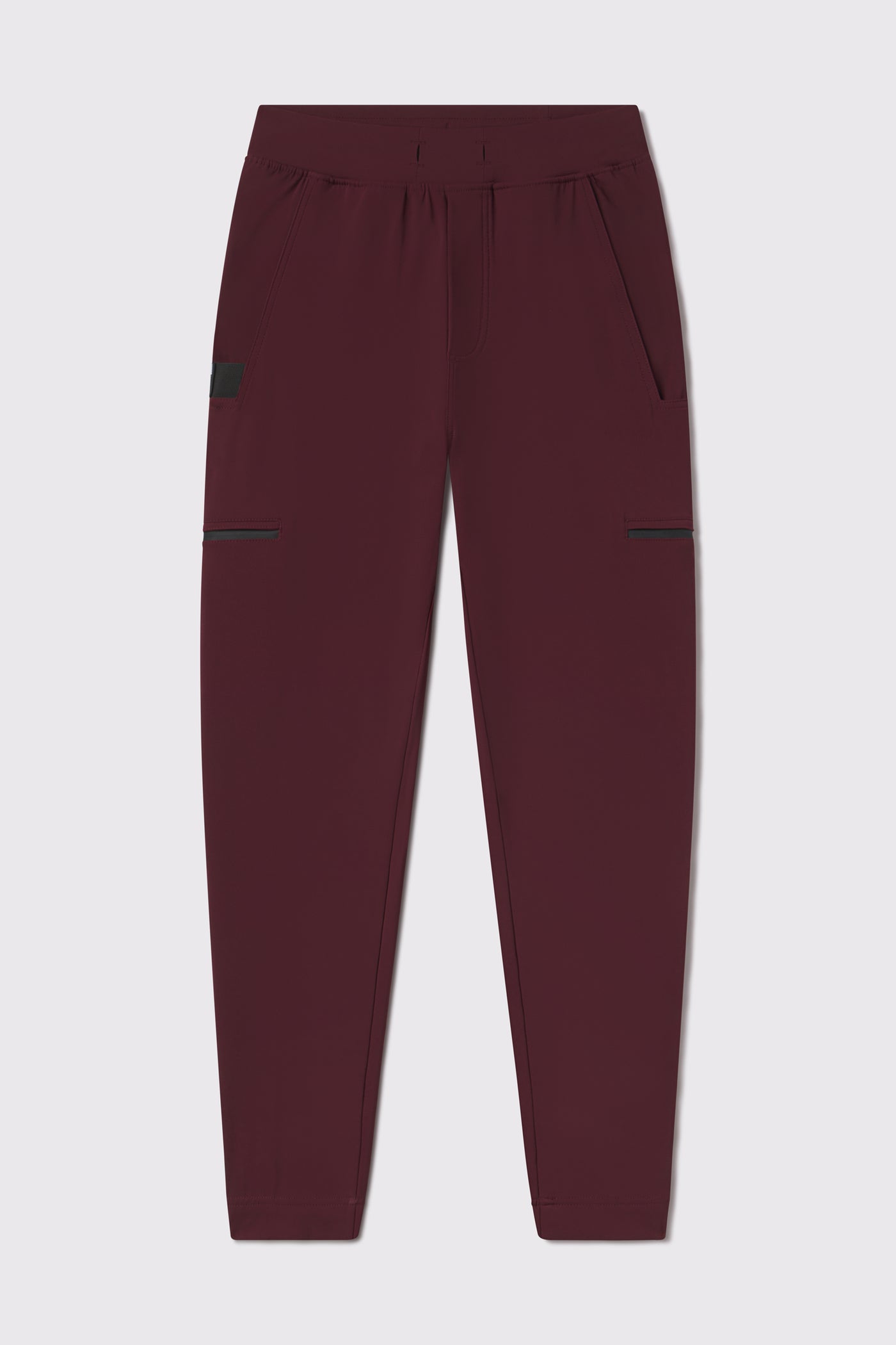 Adapt Jogger - Oxblood - photo from front flat lay #color_oxblood