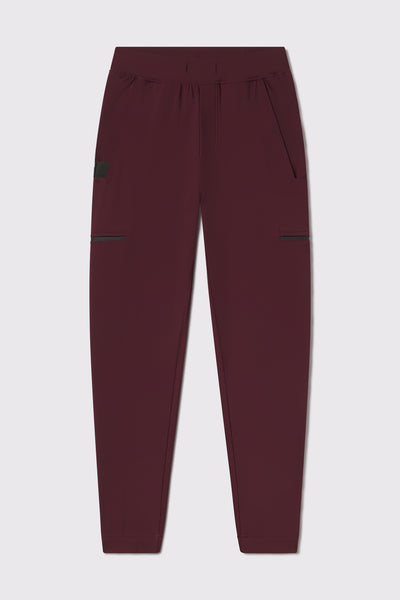 Adapt Jogger - Oxblood - photo from front flat lay #color_oxblood