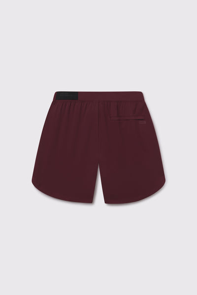 Adapt Short - Oxblood - photo from back flat lay 7 inch #color_oxblood