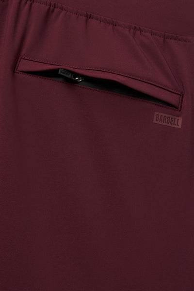 Adapt Short - Oxblood- photo from back pocket detail #color_oxblood