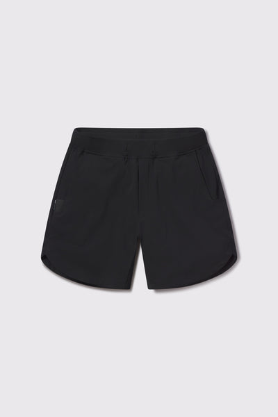 Adapt Short - Black - photo from front flat lay 7 inch #color_black