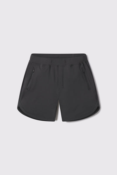 Adapt Short - Charcoal - photo from front flat lay #color_charcoal