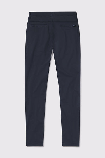 Anything Dress Pant Slim - Navy - photo from back flat lay #color_navy