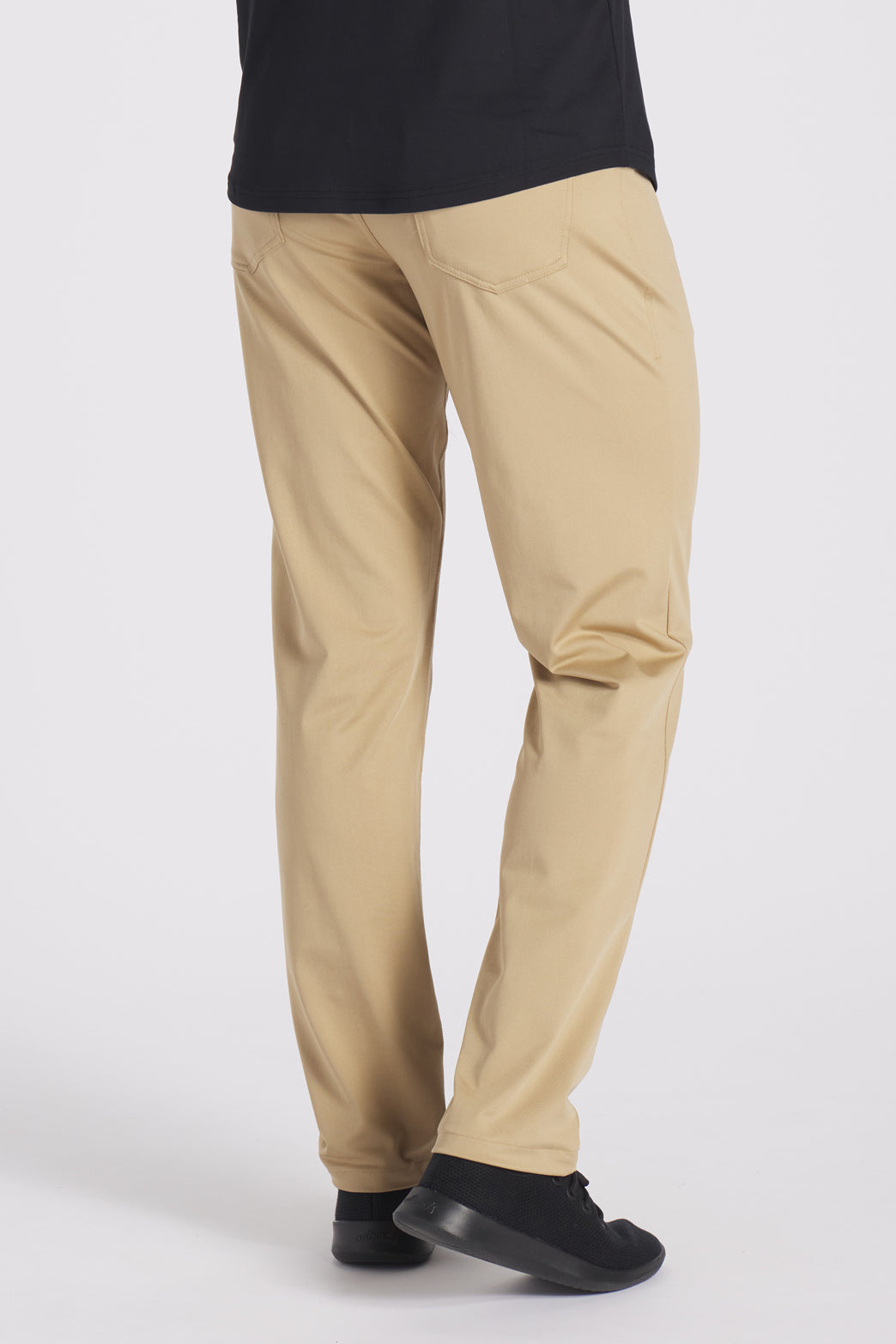 Anything Pant Slim - Khaki - photo from back in focus #color_khaki
