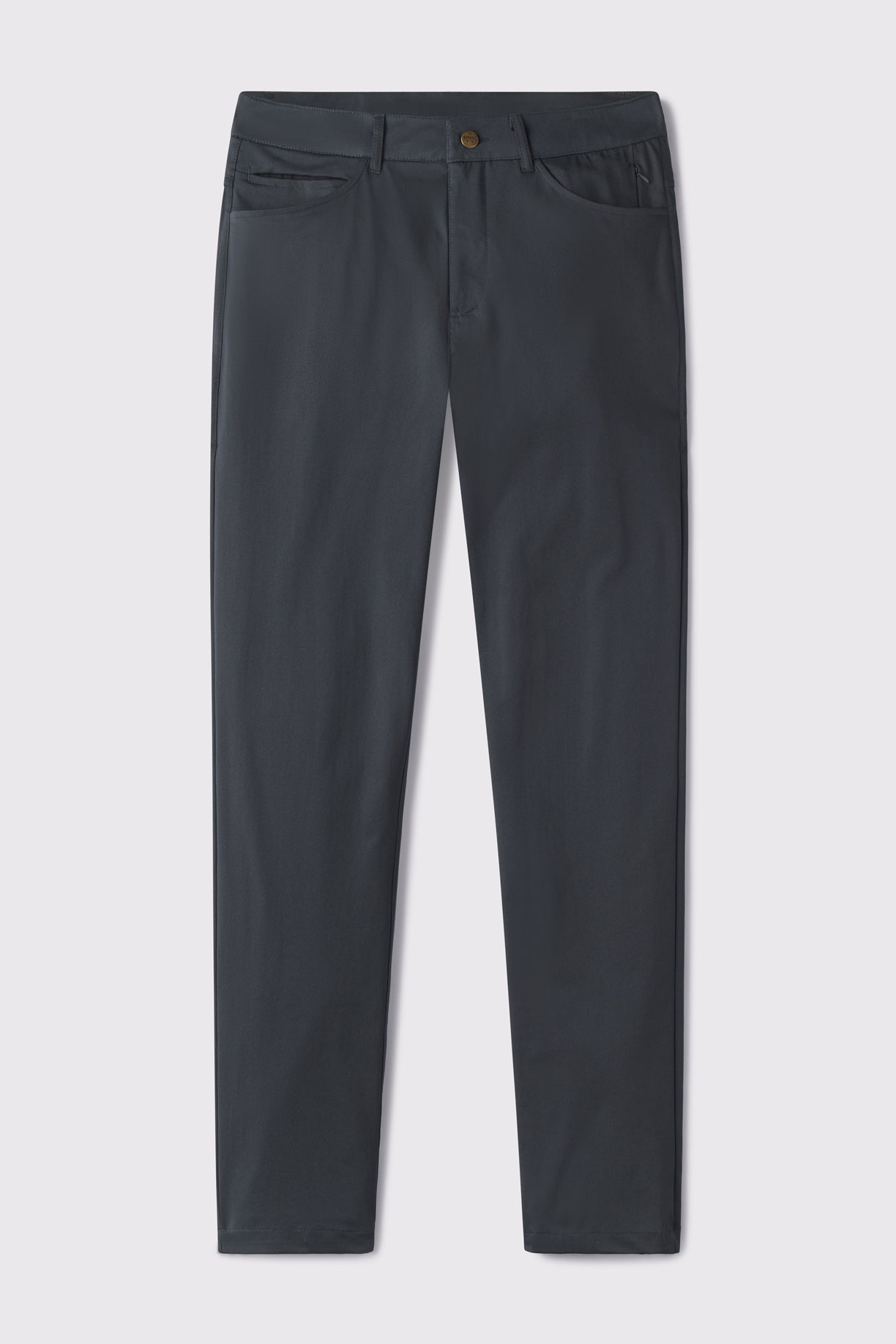 Anything Pant Slim - Charcoal - photo from front flat lay #color_charcoal