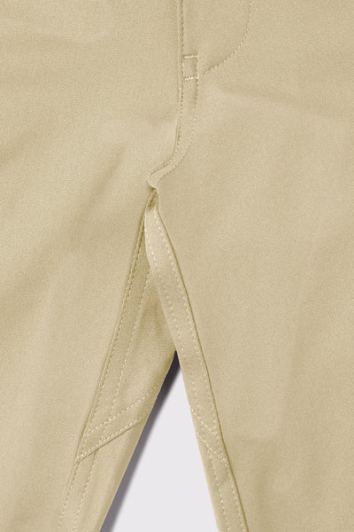 Anything Pant Slim - Khaki - photo from gusset detail #color_khaki