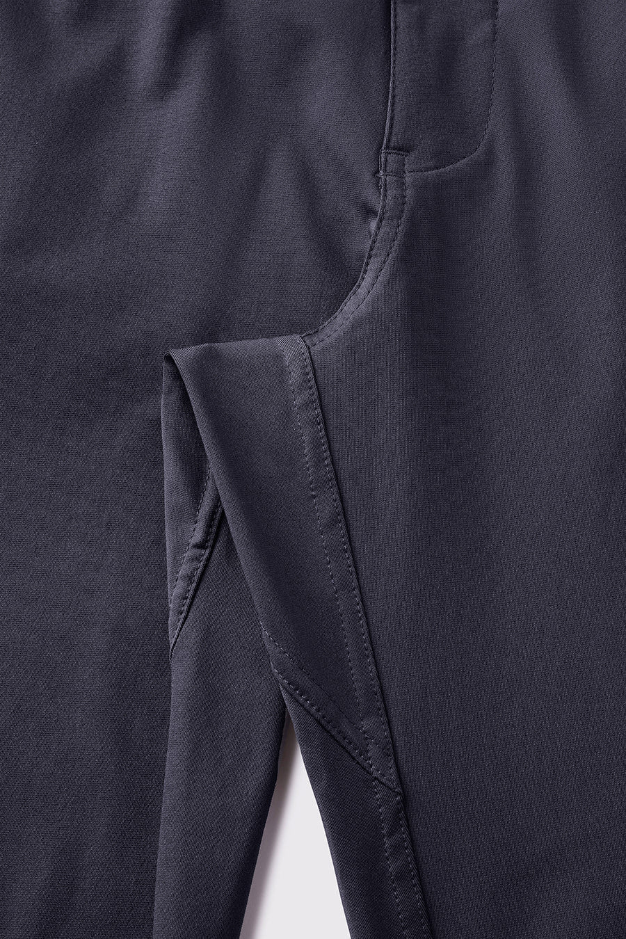 Anything Pant Slim - Navy - photo from gusset detail #color_navy