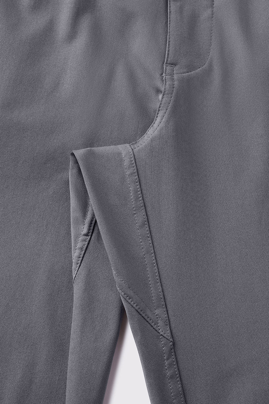 Anything Pant Slim - Slate - photo from gusset detail #color_slate