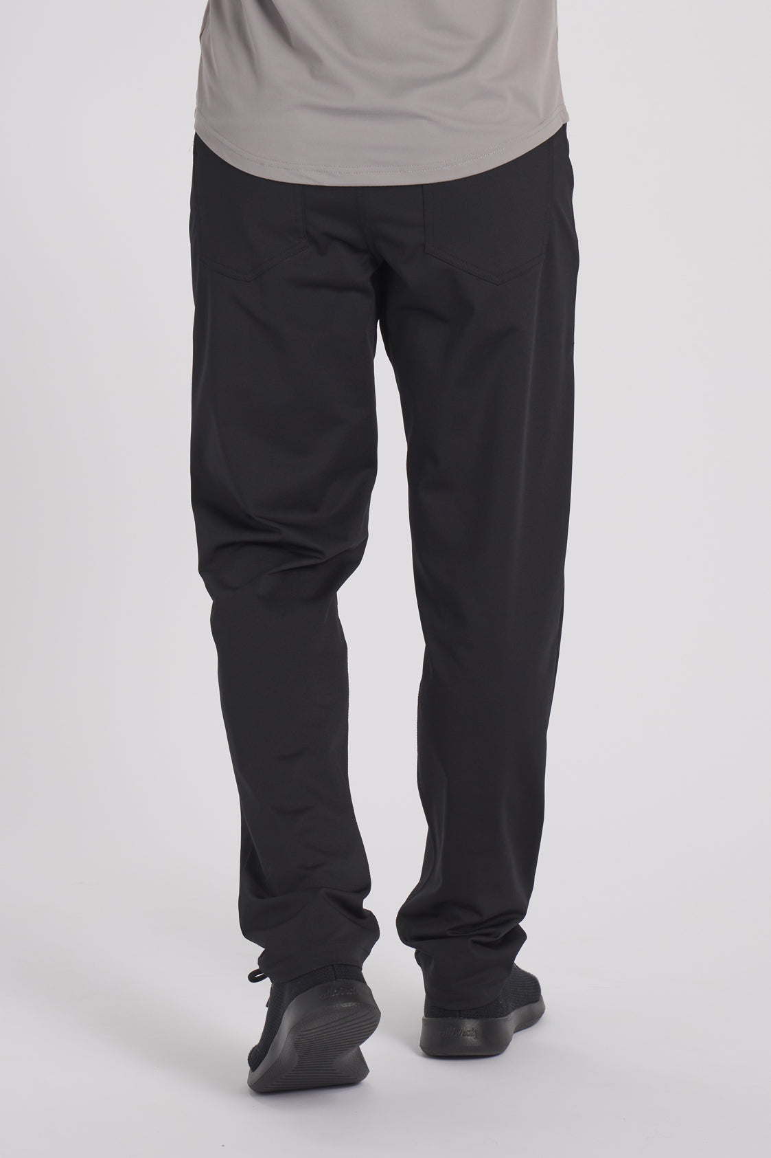 Anything Pant Straight - Black - photo from front #color_black