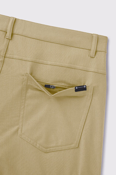 Anything Pant Straight - Khaki - photo from back pocket detail #color_khaki