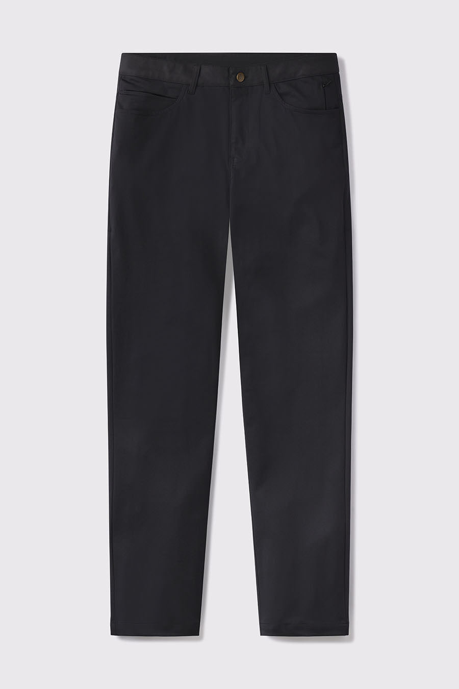 Anything Pant Straight - Black - photo from front flat lay #color_black