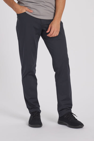 Anything Pant Straight - Navy - photo from front in focus #color_navy