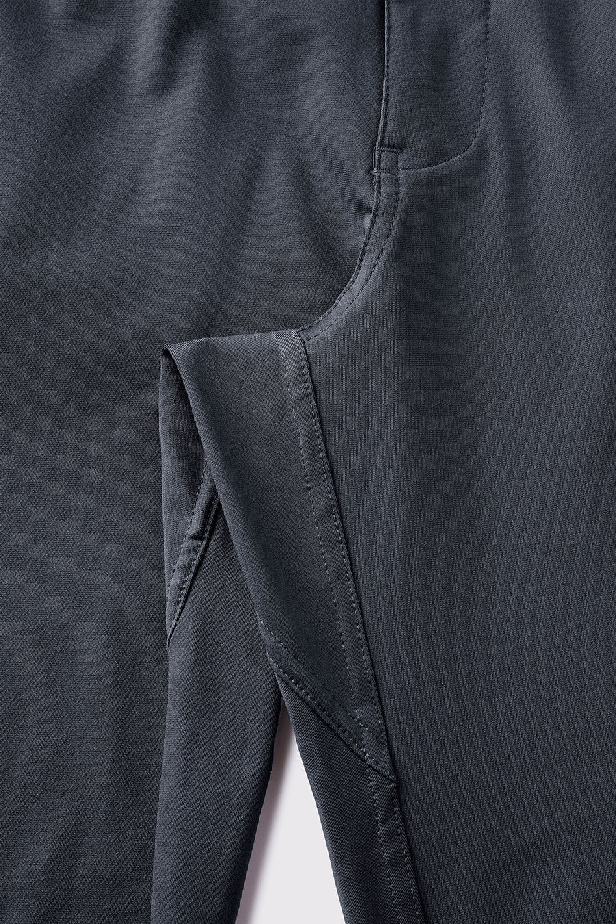 Anything Pant Straight - Charcoal - photo from gusset detail #color_charcoal