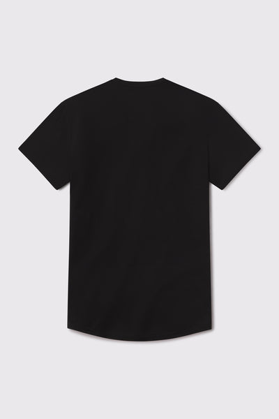 Arid Drop Hem - Black - photo from back flat lay #color_black