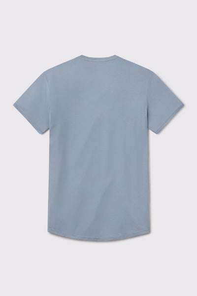 Arid Drop Hem - Glacier - photo from back flat lay #color_glacier