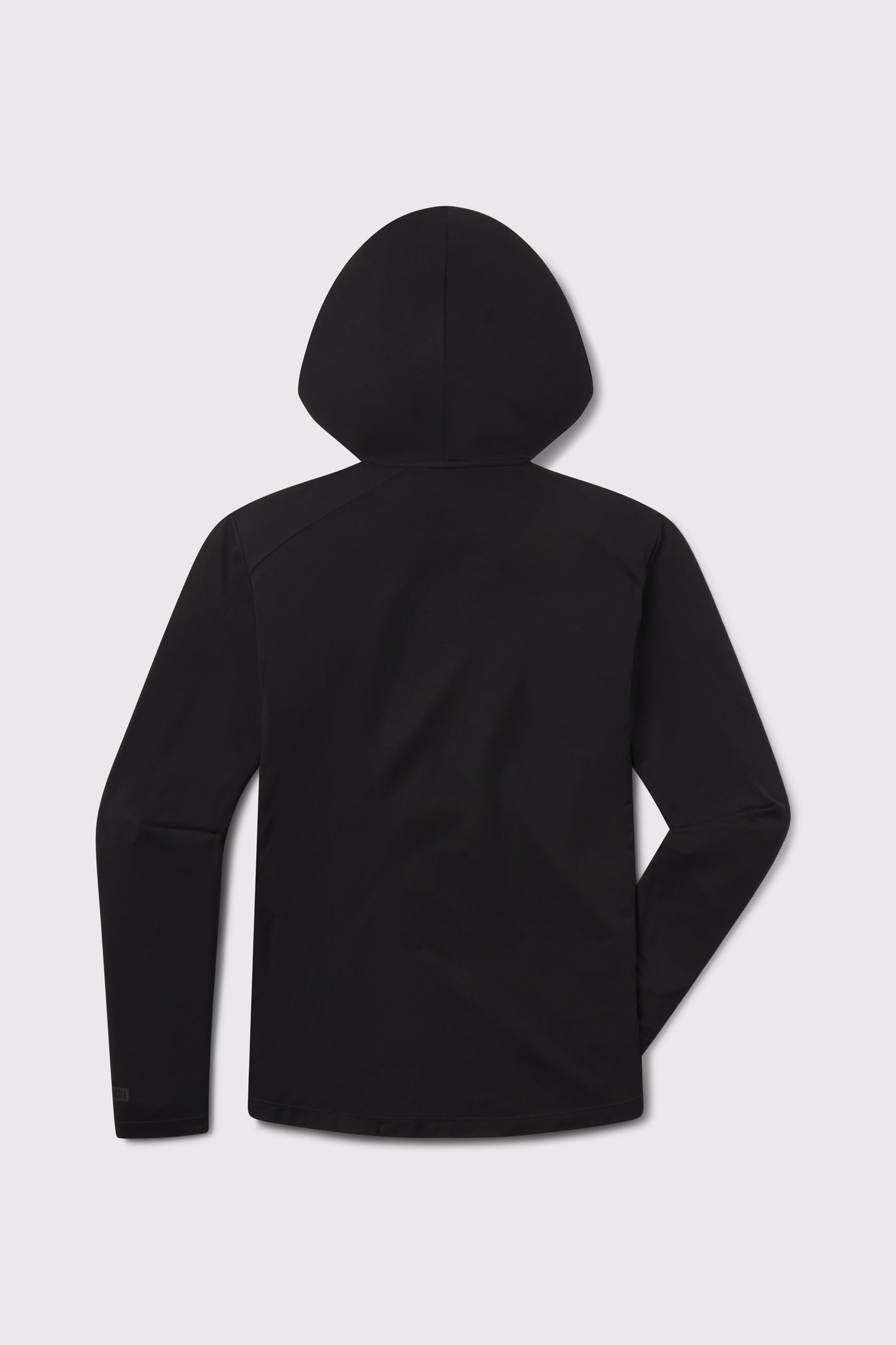 Arid Hoodie - Black - photo from back flat lay #color_black