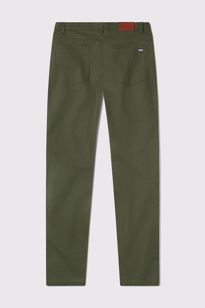 Athletic Fit Chino Pant 2.0 - Drab - photo from back flat lay #color_drab