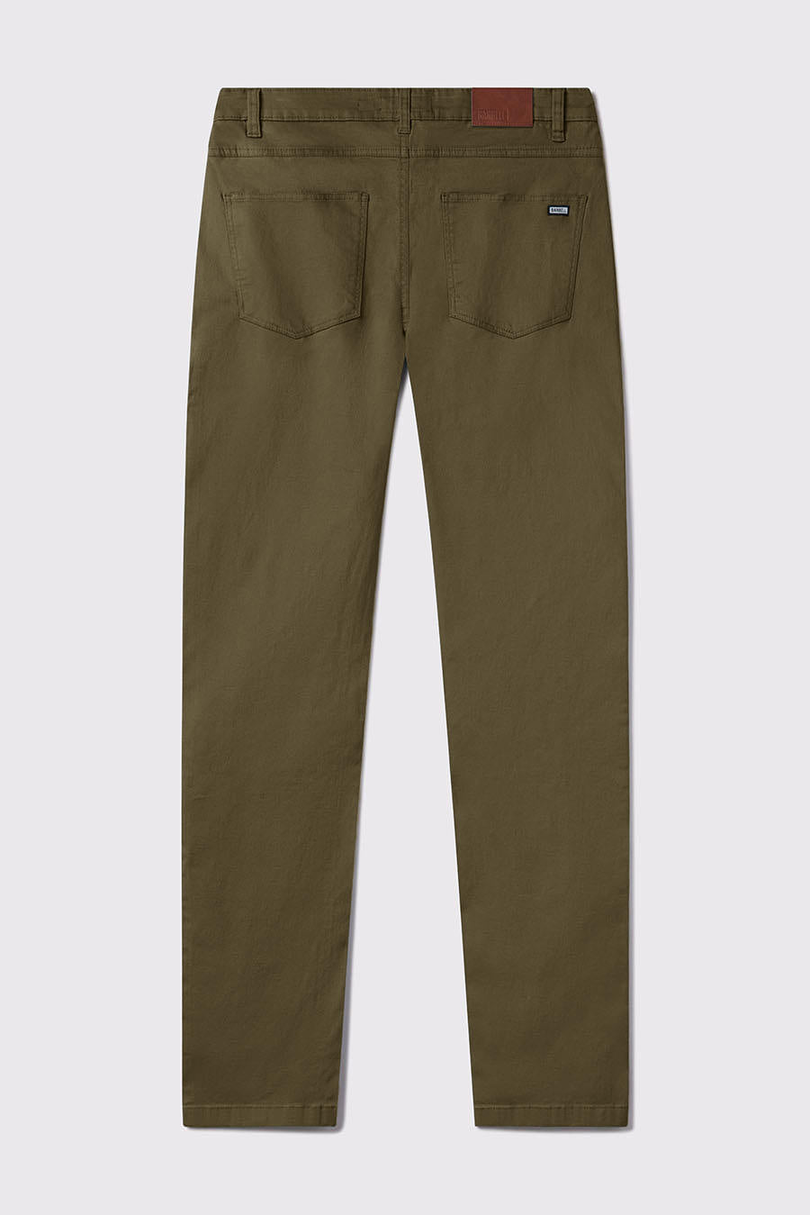 Athletic Fit Chino Pant 2.0 - Drab - photo from back flat lay #color_drab