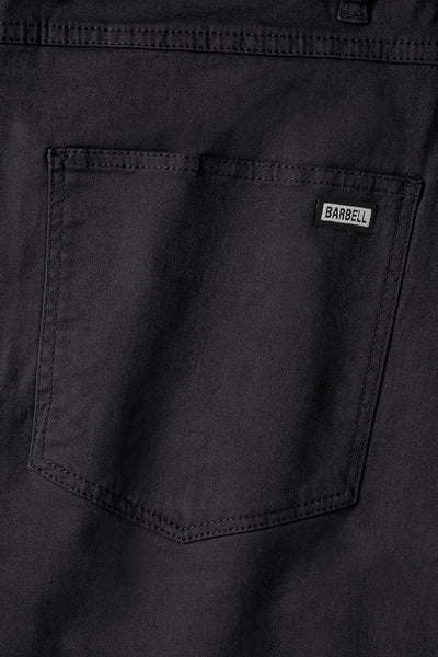 Athletic Fit Chino Pant 2.0 - Black - photo from back pocket detail #color_black