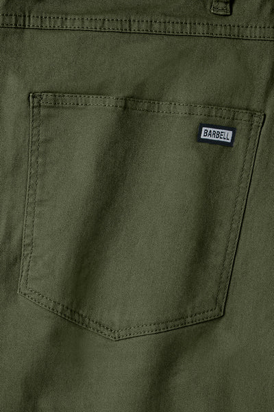 Athletic Fit Chino Pant 2.0 - Drab - photo from back pocket detail #color_drab