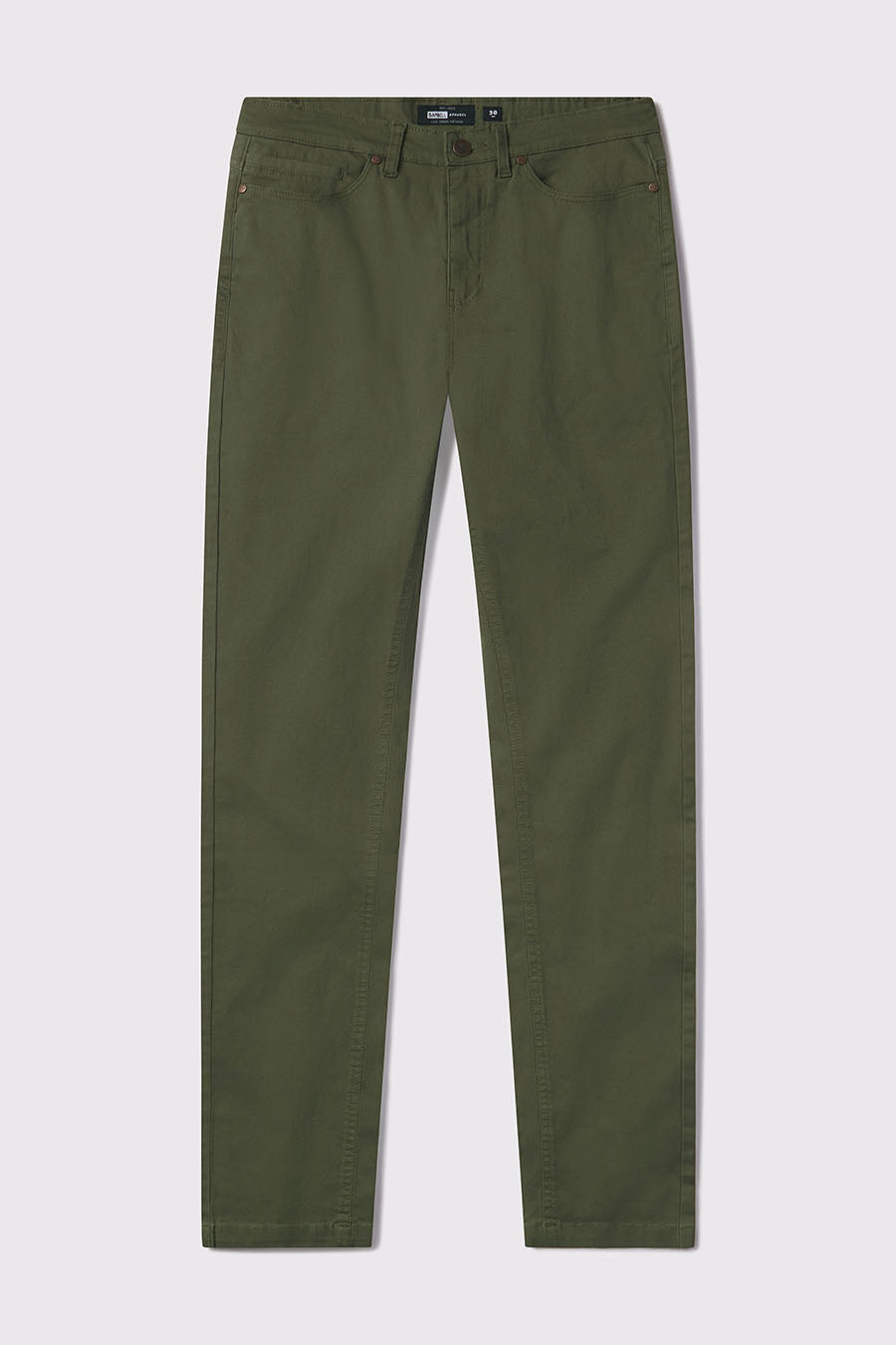 Athletic Fit Chino Pant 2.0 - Drab - photo from front flat lay #color_drab
