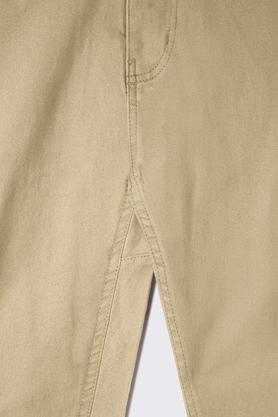 Athletic Fit Chino Pant 2.0 - Khaki - photo from gusset detail #color_khaki