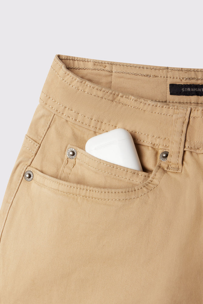 Athletic Fit Chino Pant 2.0 Slim - Khaki - photo from front pocket detail #color_khaki