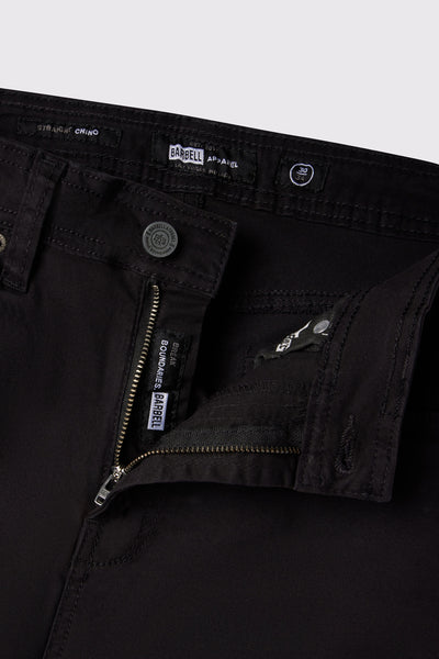 Athletic Fit Chino Pant 2.0 Slim - Black - photo from button detail #color_black