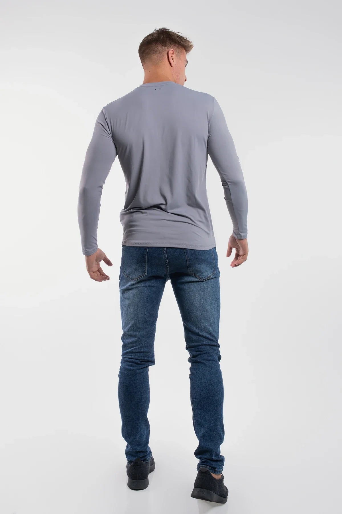 Havok Long Sleeve - Gray - photo from back #color_gray